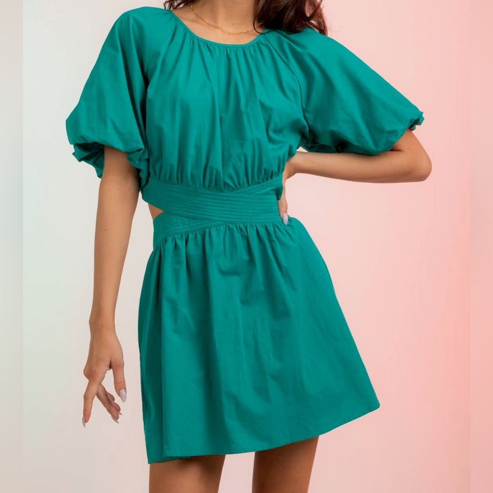 Cut Out Back Mini Dress
